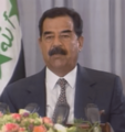 Saddam Hussein in 1996