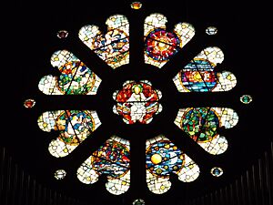 Saint Fin Barre's Cathedral stained glass