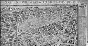 Seattle's coming retail and apartment-house district - 1917