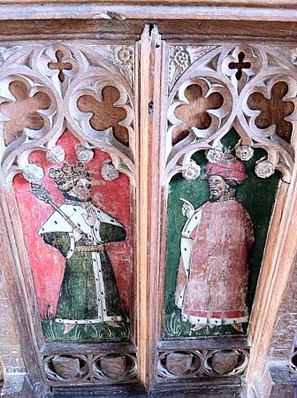 Section of Rood Screen, St. Mary's Church, Kersey (2)