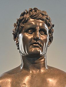 Seleukos I Nikator Bronze Roman 100BCE-100CE Museo Archeologico Nazionale Naples AN 5590 1