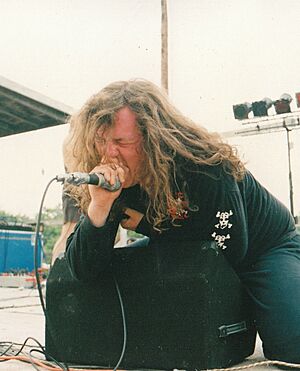 Seth with AxCx at Relapse Festival 1993