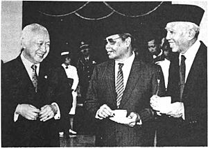 Soeharto, Achmad Tahir, and Sayidiman Suryohadiprojo