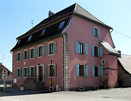 The town hall at Soppe-le-Bas