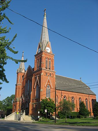St. Mary's Catholic Church in Delaware from northwest.jpg