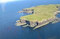 Staffa from the air