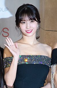 TWICE's Momo (2) at Asian Artist Awards on November 28, 2018 (2) (cropped)