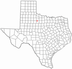 Location of OBrien, Texas