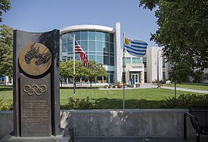 The U.S. Olympic Training Center in Colorado Springs, Colorado LCCN2015633979