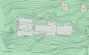 Topographic Layer with Hammond Castle Overlay - 150dpi