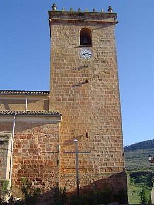 Bell tower of the Parish Church of San Bartolomé in Villarrodrigo