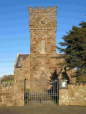 Tower of St Nidan's Church, Brynsiencyn