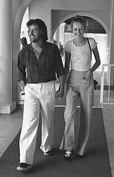 Twiggy & Justin de Villeneuve 1973