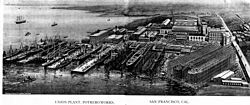 Union Iron Works San Francisco California, Potrero Point