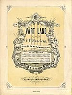 Vårt land - front page