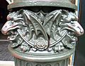 Victorian London lamppost detail, Museum of London