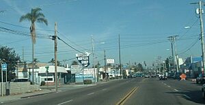 View of East 8th Street, National City, California