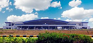 Vizag airport terminal full view