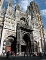 Vue generale de la cathedrale de Rouen