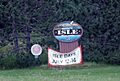 Welcome sign, Isle, MN