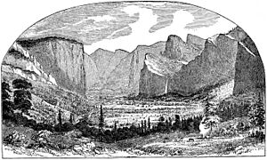 YosemiteValley1stSketchThomasAyres1855
