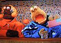 Zig and Zag with US flag on Tubridy Tonight, 2008