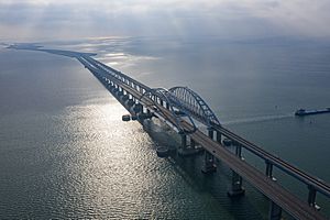 Крымский мост 21 декабря 2019 года