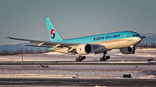 12042016 Korean Air Cargo HL8005 B772F PANC FLARE NASEDIT (27908733508)
