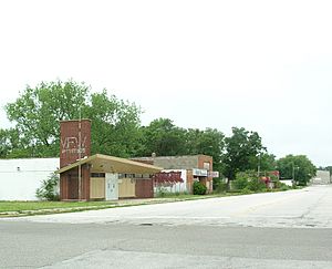 The former downtown area of Aetna