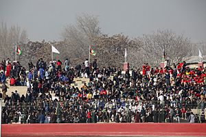 Afghans at Ghazi Stadium in 2011