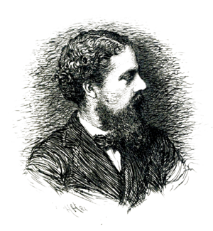 Portrait of Alfred Henry Garrod, published in 1881