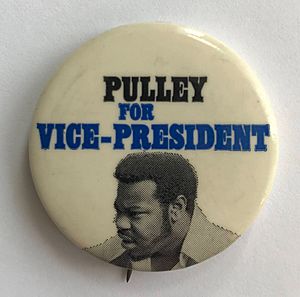Andrew Pulley 1972 campaign button