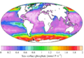 Annual mean sea surface phosphate (World Ocean Atlas 2009)