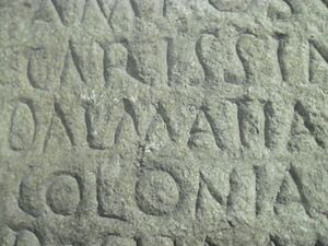 Antički spomen Dalmacije