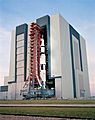 Apollo 14 rollout from VAB