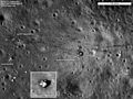 Apollo 17 landing site, labeled