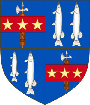 Arms of the house of Mancini-Mazzarini