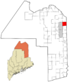 Aroostook County Maine incorporated and unincorporated areas Limestone highlighted