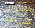 Bachelor and Sauvie Island map