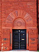 Bay City Masonic Temple - side door (2014)