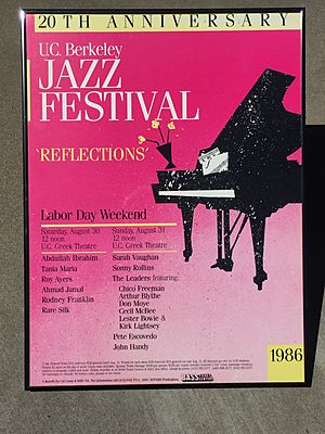 Berkeley Jazz Festival - poster for 1986