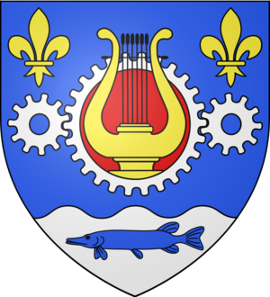 Blason ville fr Mantes-la-Ville (Yvelines)