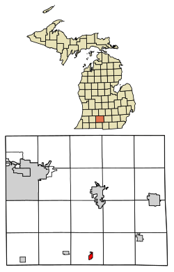 Location of Tekonsha, Michigan