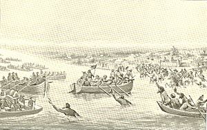 Captured boats on the Wabash