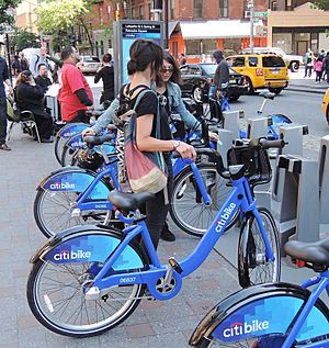 Citibike opening day Lafayette @ Spring jeh