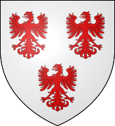 Coat of arms of Courcy family