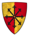 Coat of arms of Geoffrey de Mandeville, Earl of Essex and Gloucester