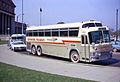 Continental Trailways bus at MSI in Chicago, 1968