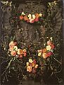 Daniel Seghers - Flower garland with Saint Catherine - c. 1650