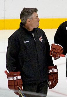 Dave Tippett Coyotes practice